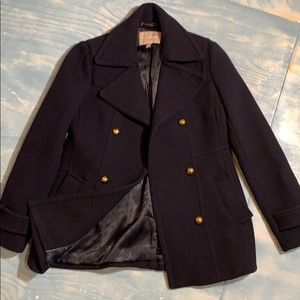 Banana republic Navy blue very thick pea coat